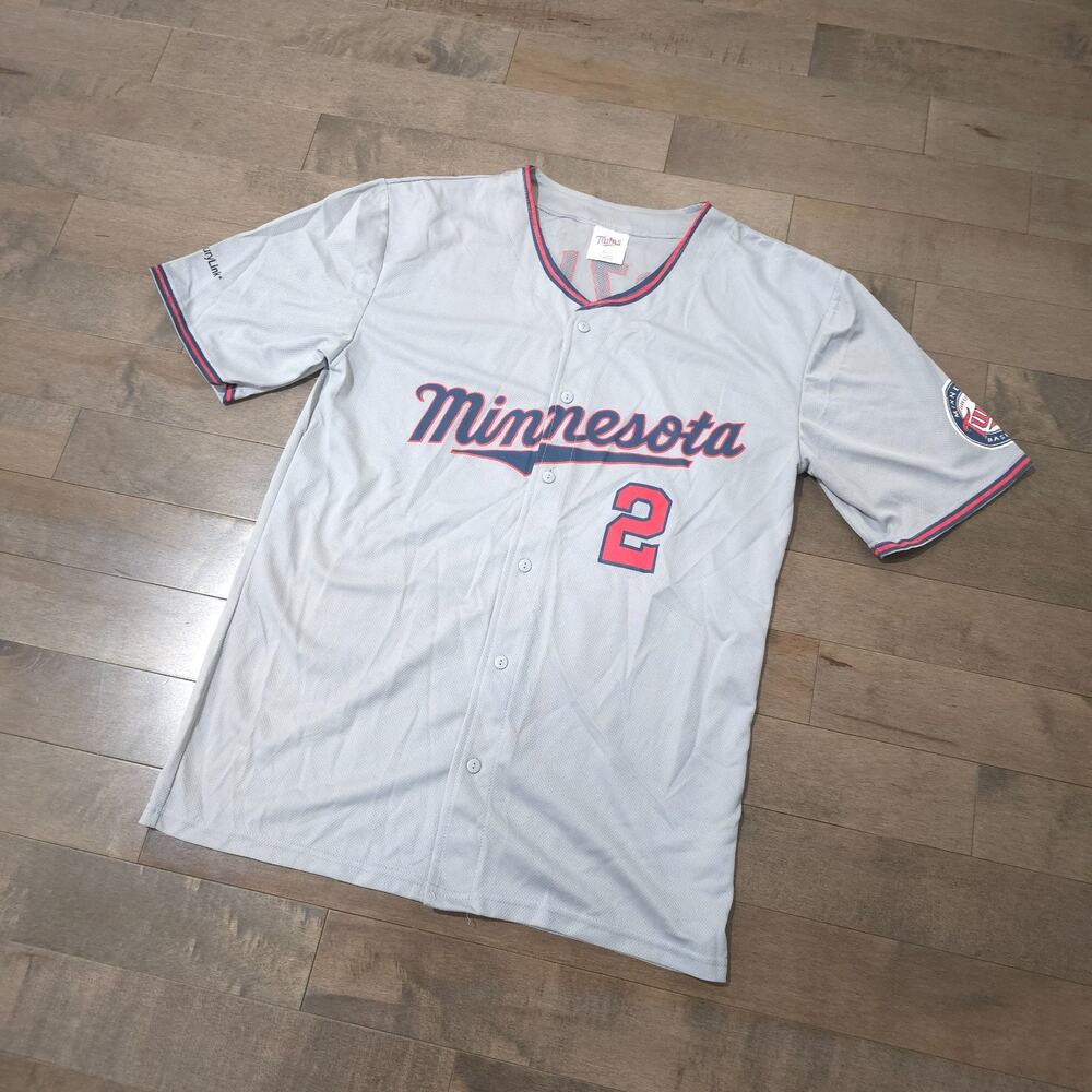 Minnesota Twins Dozier #2 Gray Jersey Adult XL SGA Target Field MLB - Picture 2 of 11